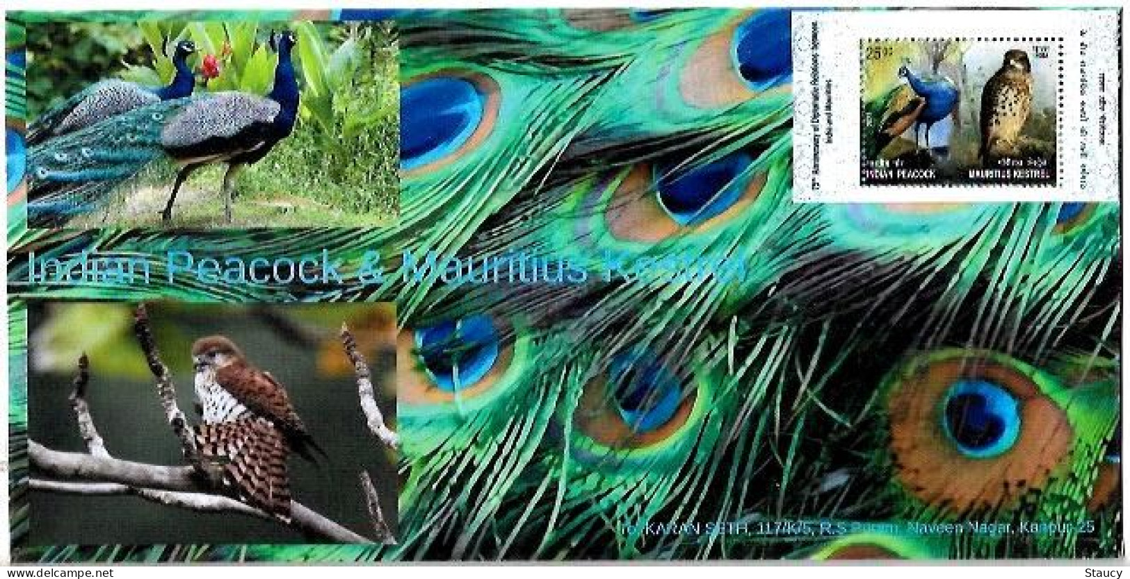 India 2023 India – Mauritius Joint Issue Souvenir Special FIRST DAY COVER FDC Only 10 Issued As Per Scan - Emissions Communes