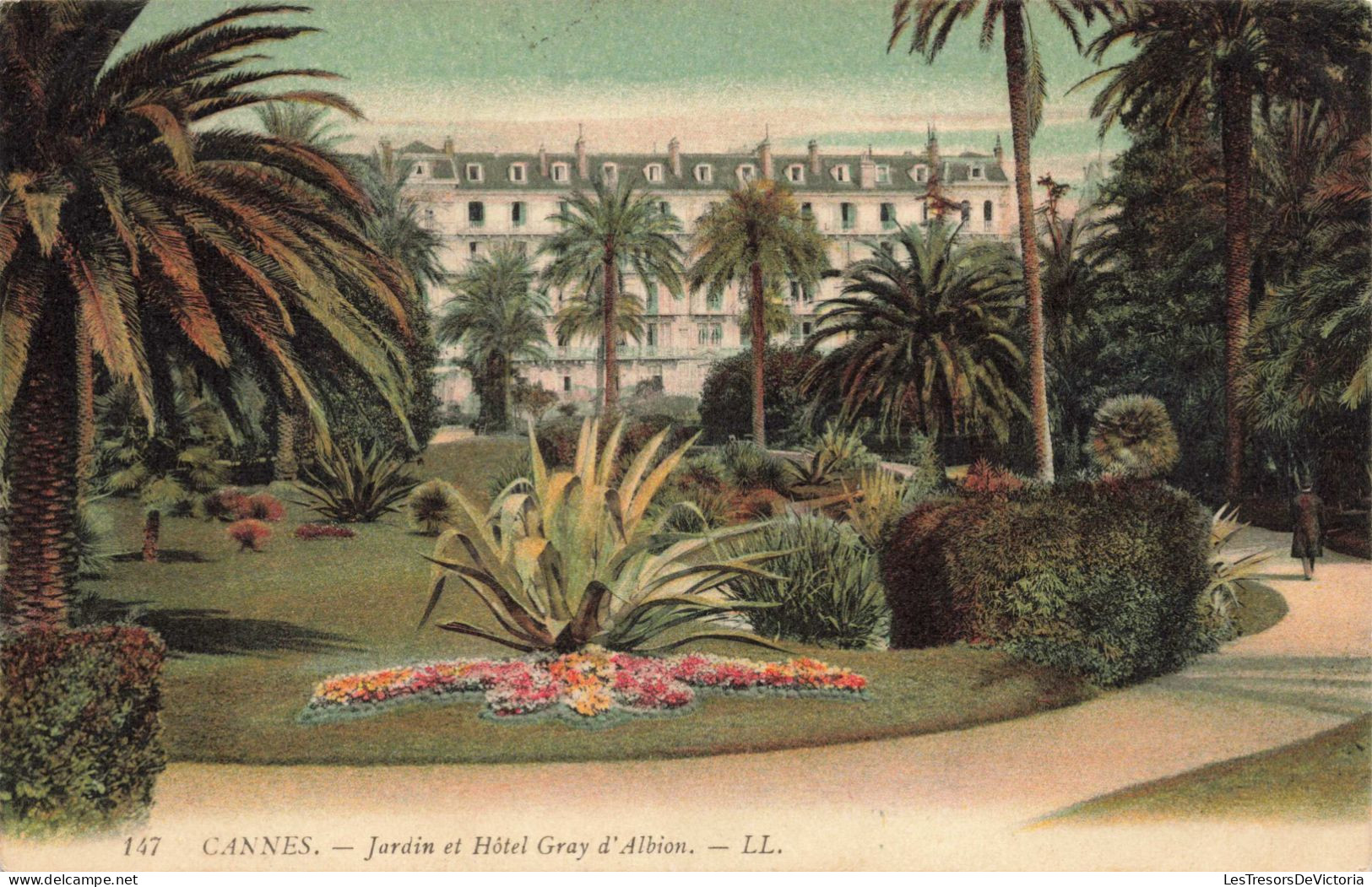 FRANCE - 06 - Cannes - Jardin Et Hôtel Gray D'Albion - Carte Postale Ancienne - Cannes