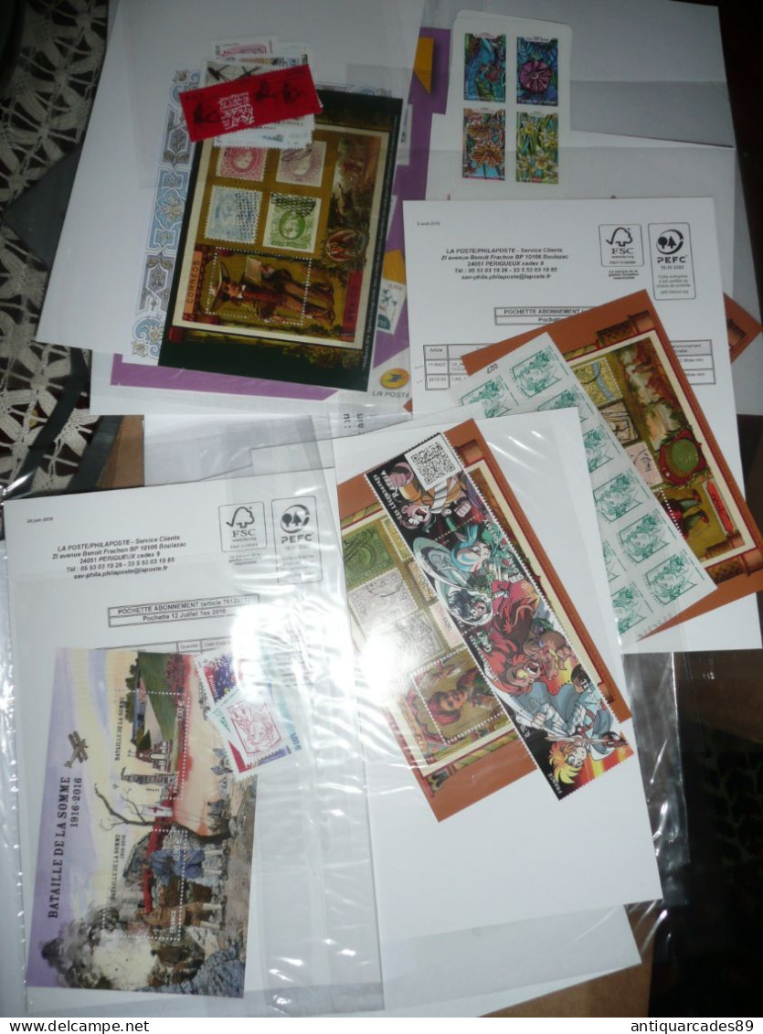 TIMBRES PLUS LA POSTE 2016 - 2010-2019