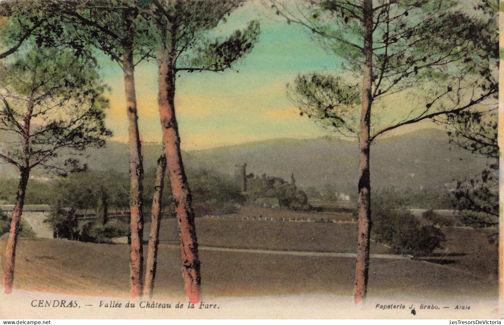 FRANCE - 30 - Cendras - Vallée Du Château De La Fare - Carte Postale Ancienne - Autres & Non Classés