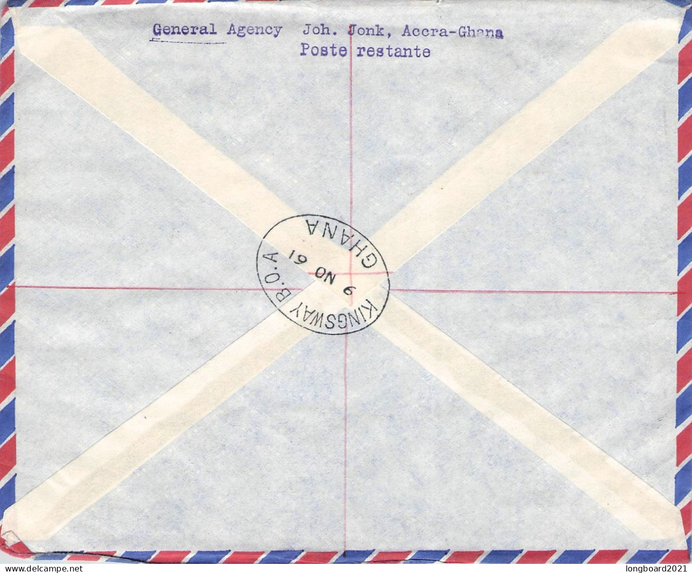 GHANA - REGISTERED AIRMAIL 1961 MINISHEET FOUNDERS DAY / 5035 - Ghana (1957-...)