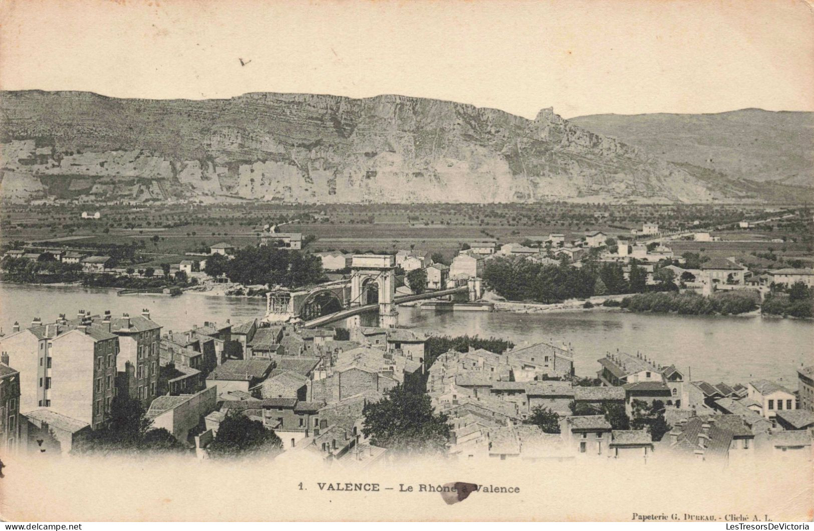 FRANCE - 26 - Valence - Le Rhône à Valence - Carte Postale Ancienne - Valence