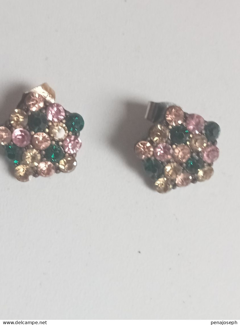 Boucle D'oreille Ancienne Diamètre 2 Cm - Earrings