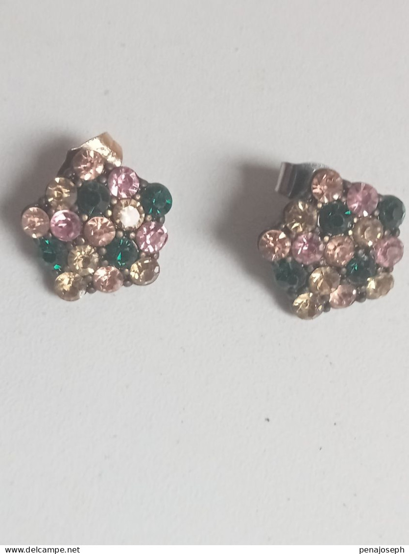 Boucle D'oreille Ancienne Diamètre 2 Cm - Aretes