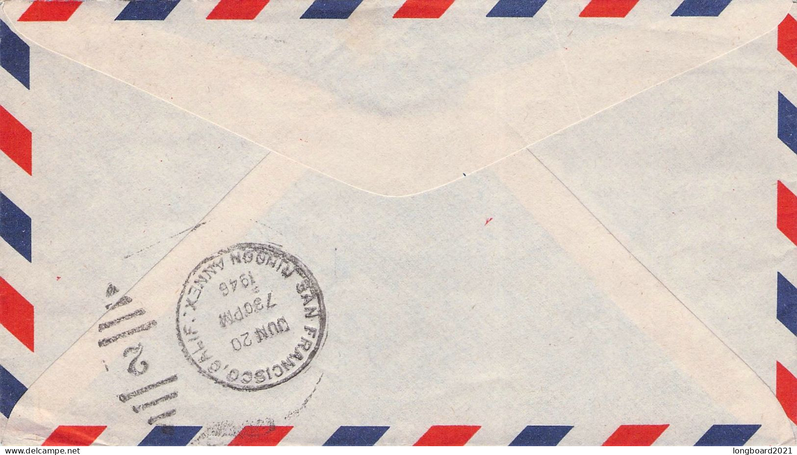 USA - MAIL 1946 SAN FRANCISCO - ZÜRICH/CH / 5042 - Briefe U. Dokumente