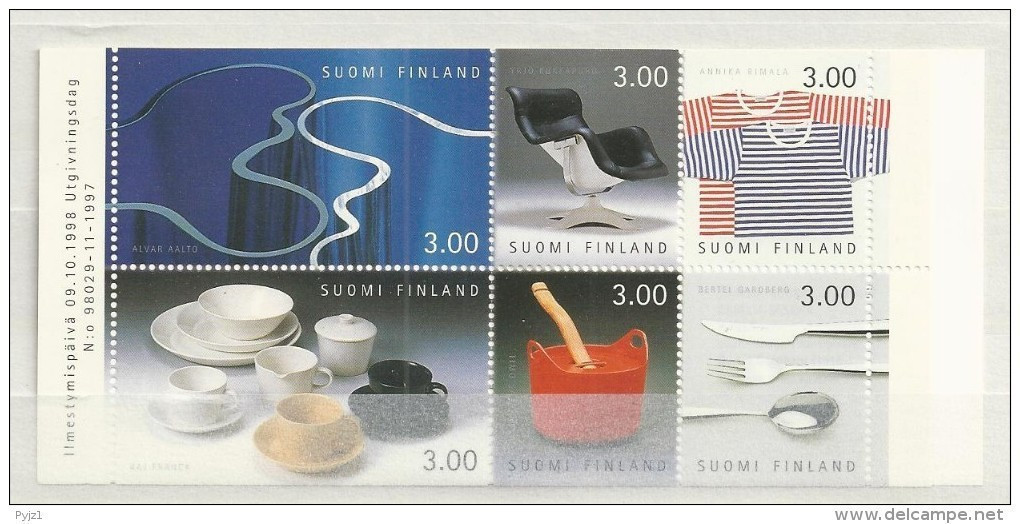 1998 MNH  Booklet, Finland, MH 52, Postfris** - Markenheftchen