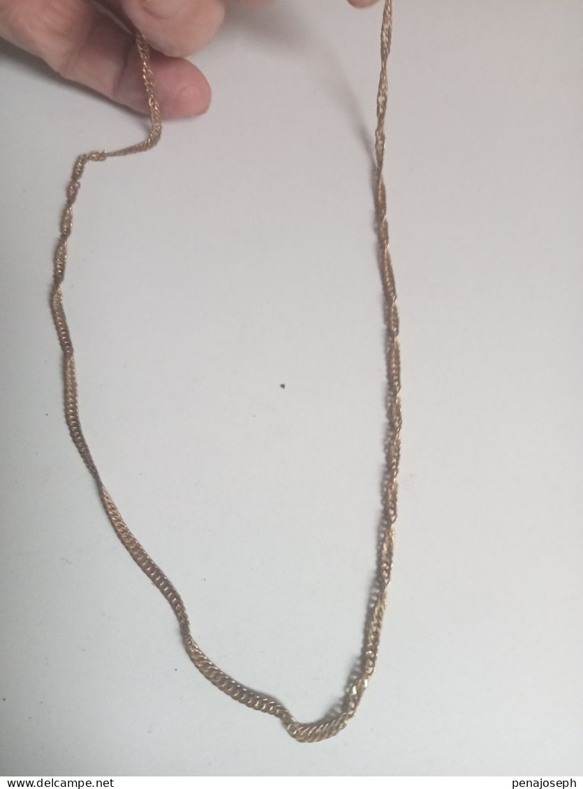 Collier Ancienne Longueur 22 Cm Fermé - Kettingen