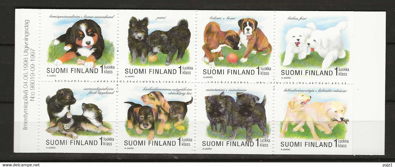 1998 MNH  Booklet, Finland Mi MH51  Postfris** - Libretti