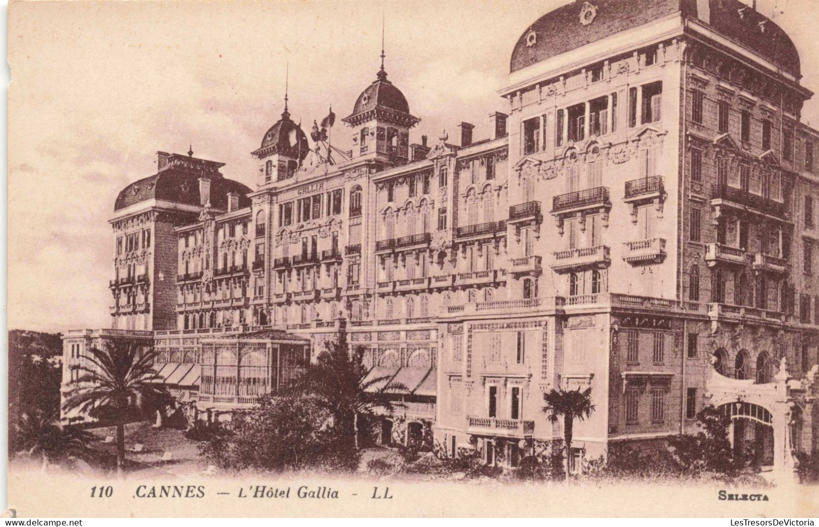 FRANCE - 06 - Cannes - L'Hôtel Gallia - Carte Postale Ancienne - Cannes