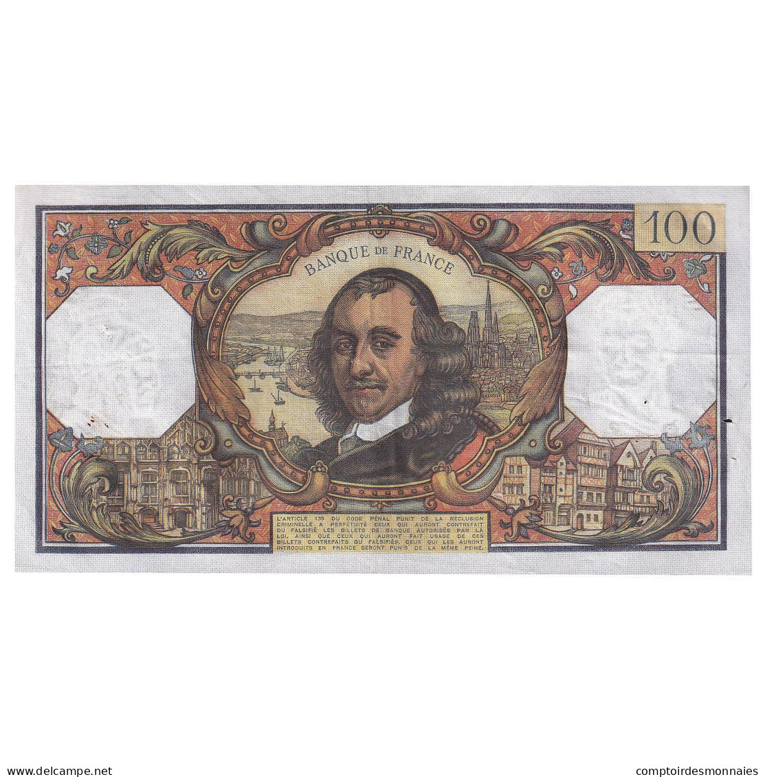 France, 100 Francs, Corneille, 1971, A.556, TTB+, Fayette:65.35, KM:149c - 100 F 1964-1979 ''Corneille''