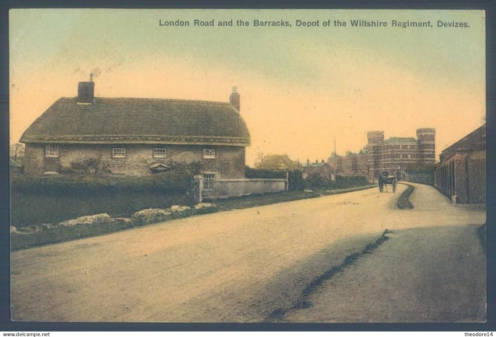 UK DEVIZES London Road And The Barracks Depot Of The Wiltshire Regiment Wiltshire - Sonstige & Ohne Zuordnung