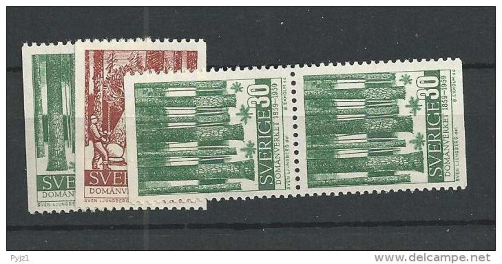 1959 MNH Sweden, Sverige, Postfris - Unused Stamps