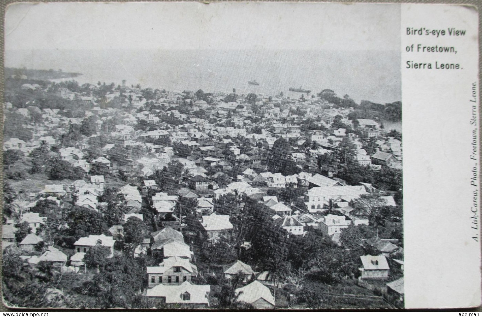 AFRICA SIERRA LEONE FREETOWN PANORAMA POSTCARD POSTKARTE ANSICHTSKARTE CARTE POSTALE CARTOLINA CARD - Nigeria