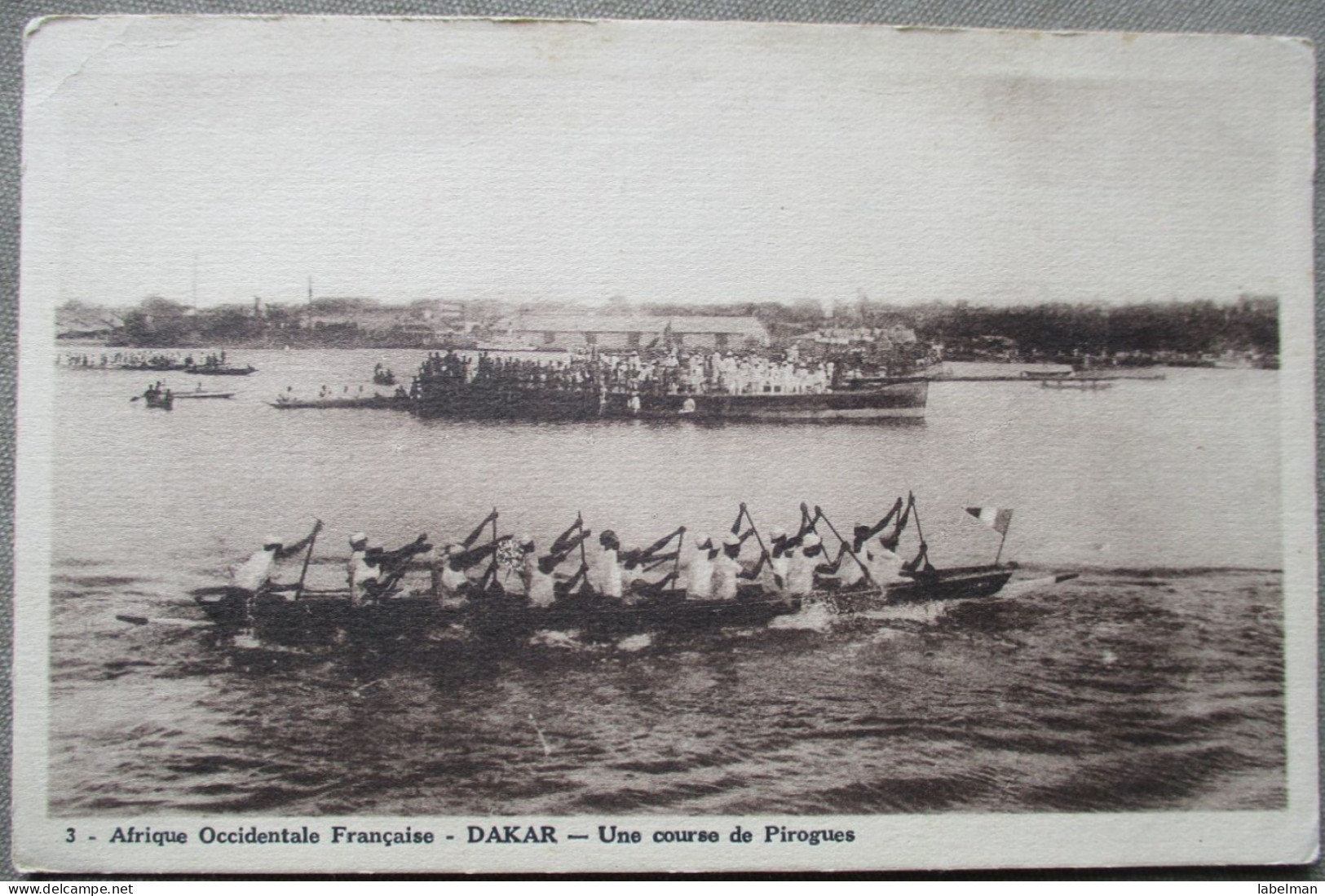 AFRICA SENEGAL PIROGUE RACE DAKAR POSTCARD POSTKARTE ANSICHTSKARTE CARTE POSTALE CARTOLINA CARD - Nigeria