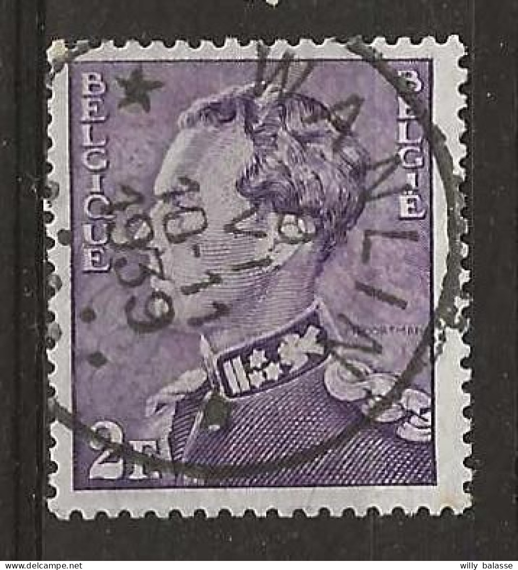 2F Violet Obl Relais * WANLIN */1939 - 1936-51 Poortman