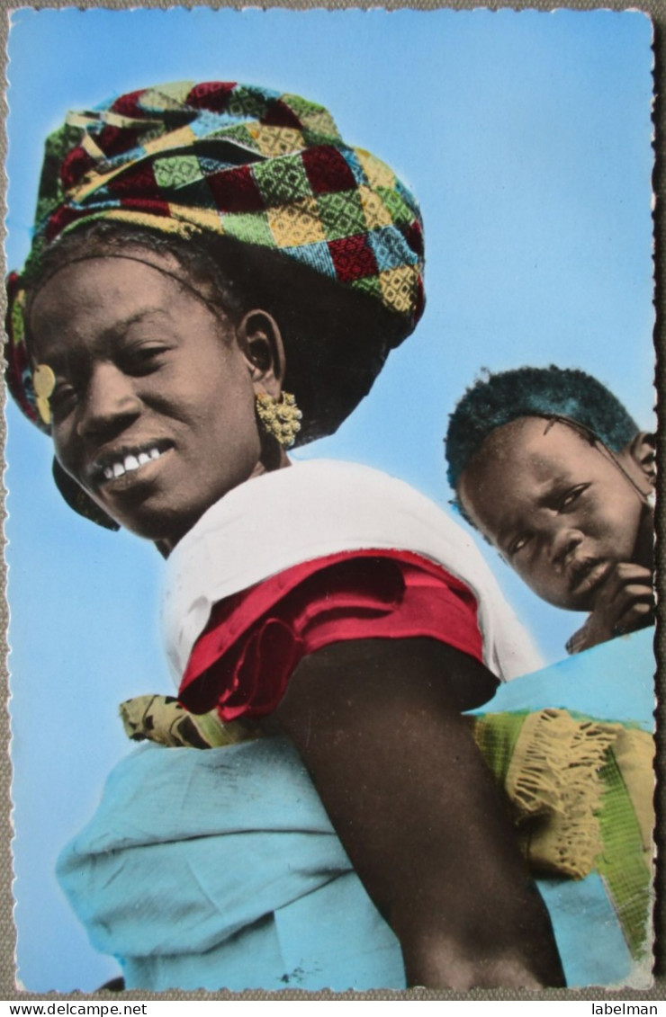 AFRICA SENEGAL JEUNE FEMME MAMA POSTCARD POSTKARTE ANSICHTSKARTE CARTE POSTALE CARTOLINA CARD - Nigeria