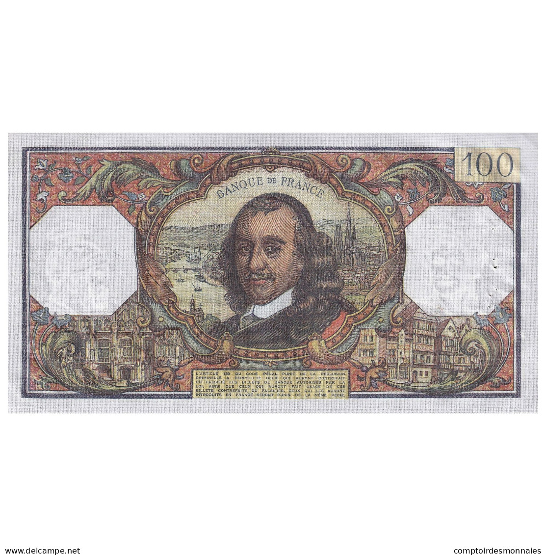 France, 100 Francs, Corneille, 1977, R.1038, TTB+, Fayette:65.56, KM:149f - 100 F 1964-1979 ''Corneille''