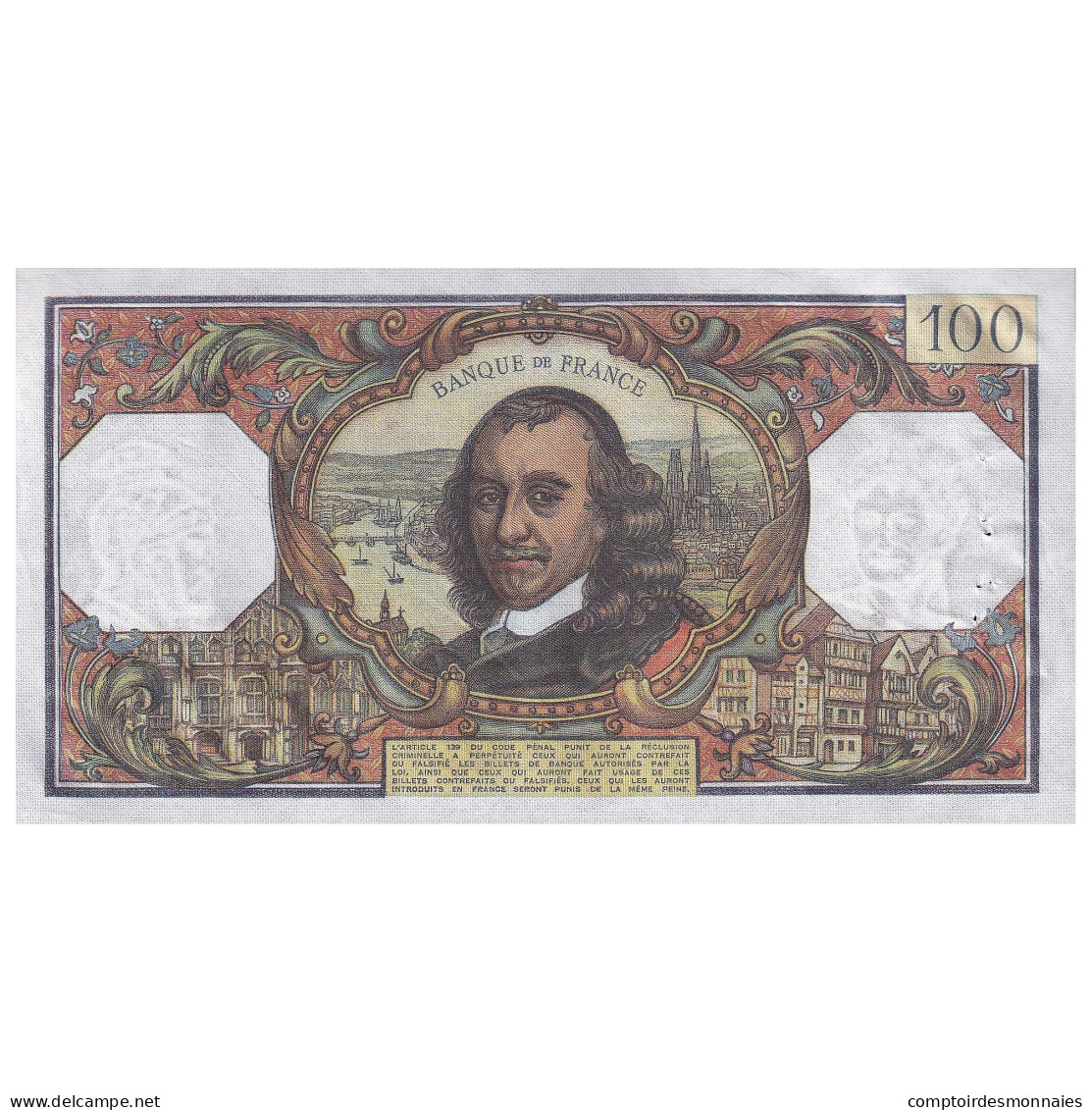 France, 100 Francs, Corneille, 1977, R.1038, SUP, Fayette:65.56, KM:149f - 100 F 1964-1979 ''Corneille''