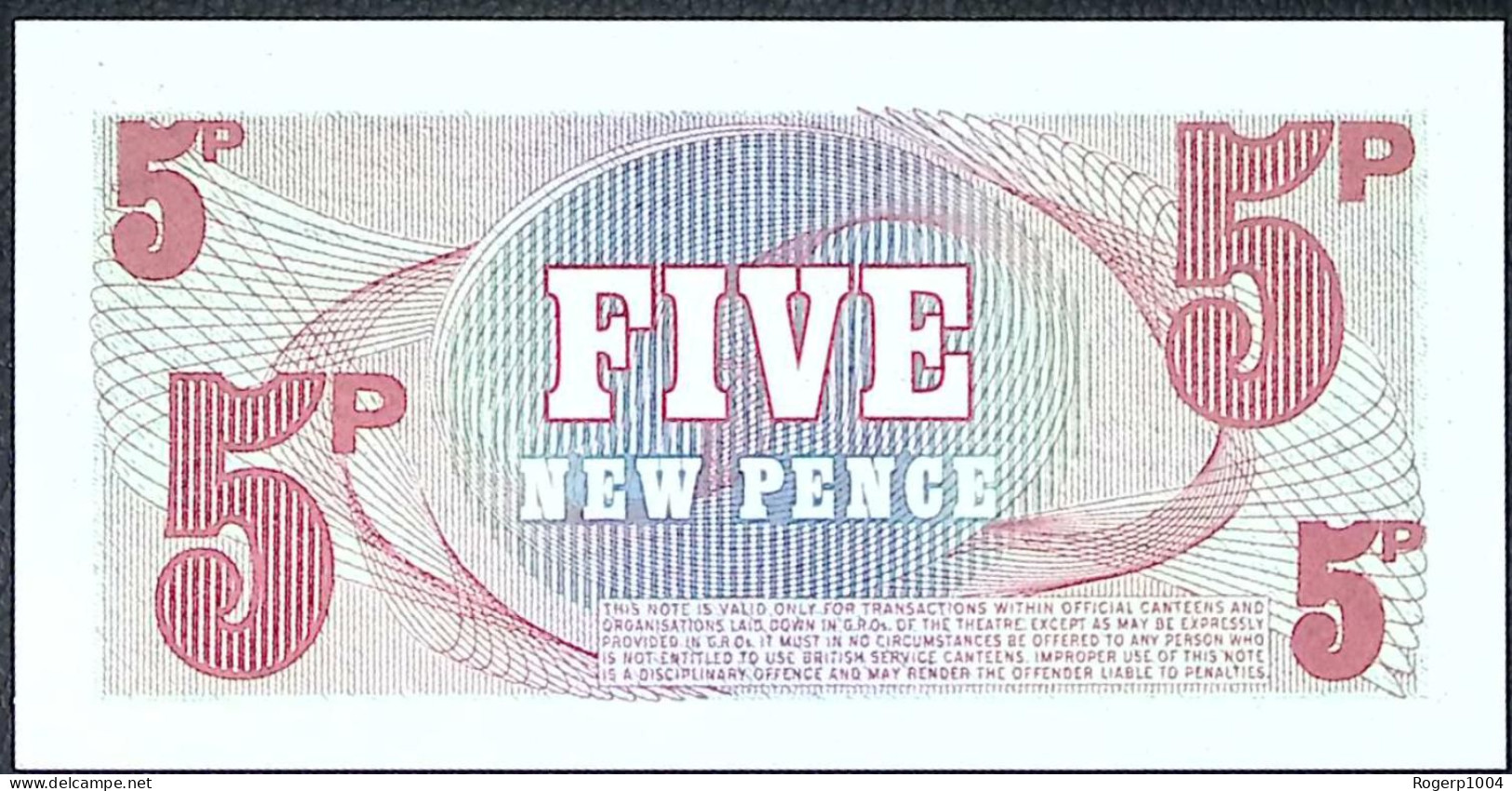 BRITISH ARMED FORCES * 5 Pence * 6th Series *  État/Grade NEUF/UNC * - Otros & Sin Clasificación