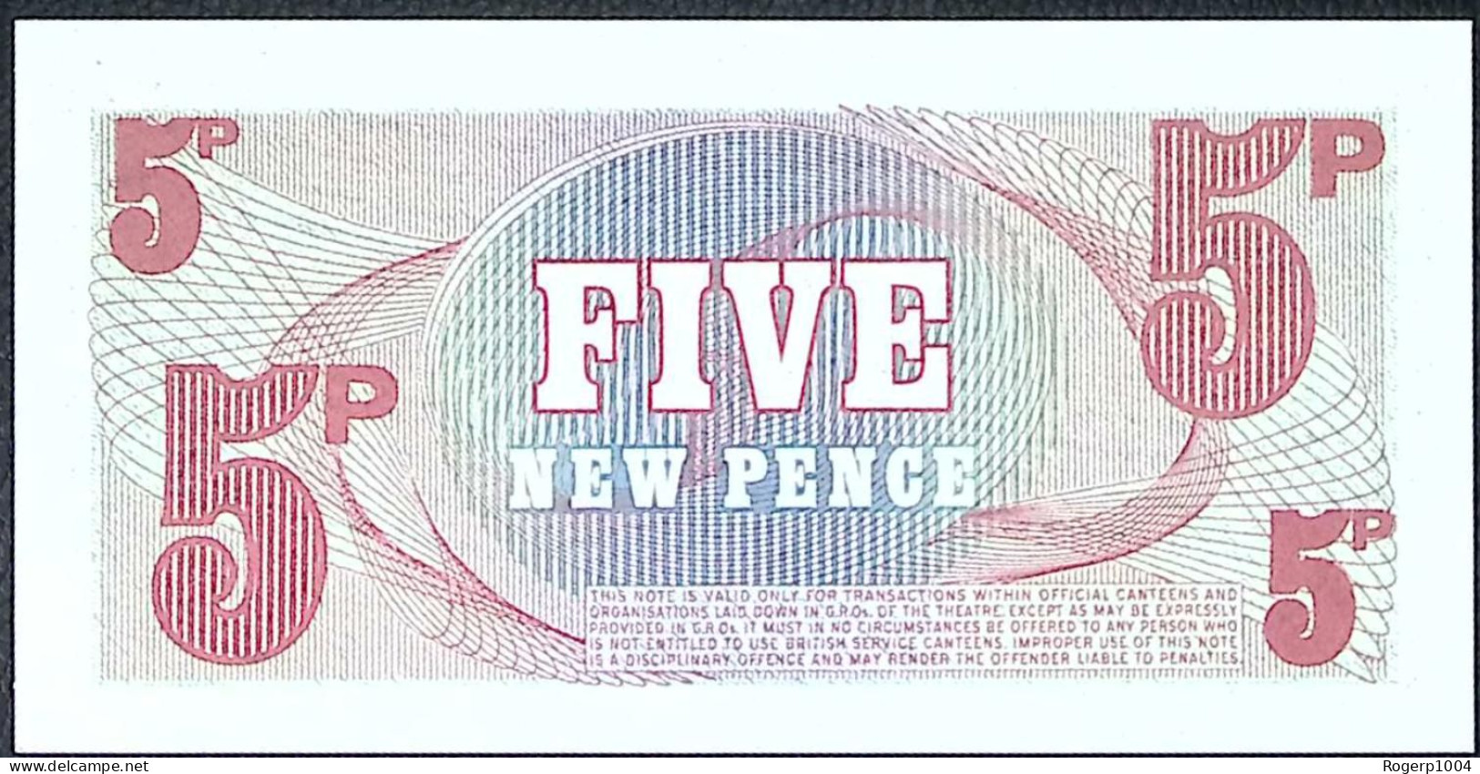 BRITISH ARMED FORCES * 5 Pence * 6th Series *  État/Grade NEUF/UNC * - Other & Unclassified