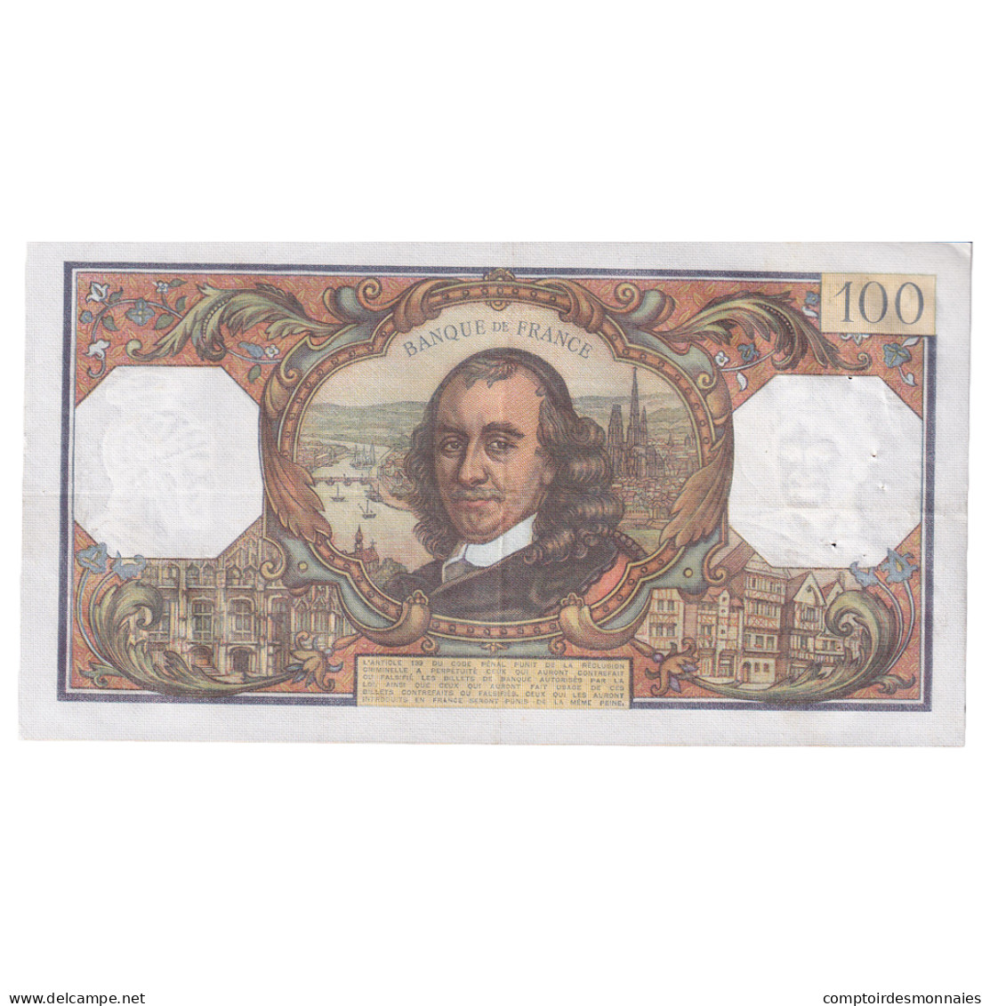 France, 100 Francs, Corneille, 1970, O.508, TTB, Fayette:65.33, KM:149c - 100 F 1964-1979 ''Corneille''