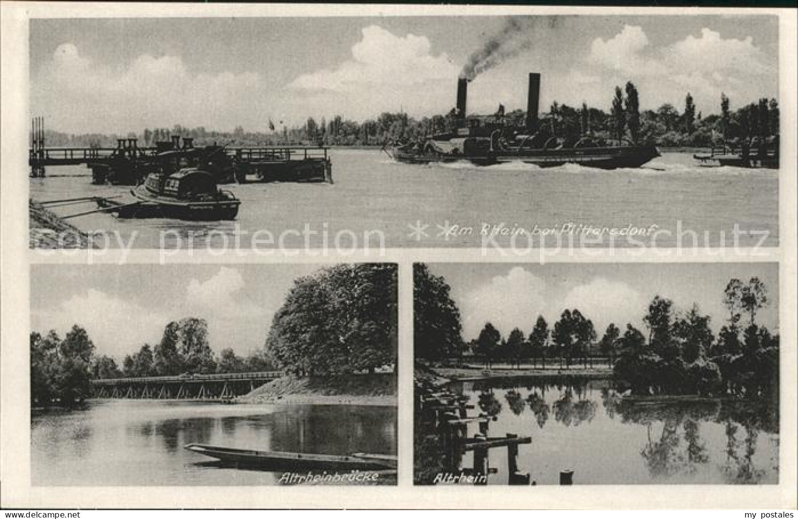 41811727 Plittersdorf Rastatt Altrheinbruecke Altrhein Plittersdorf Rastatt - Rastatt