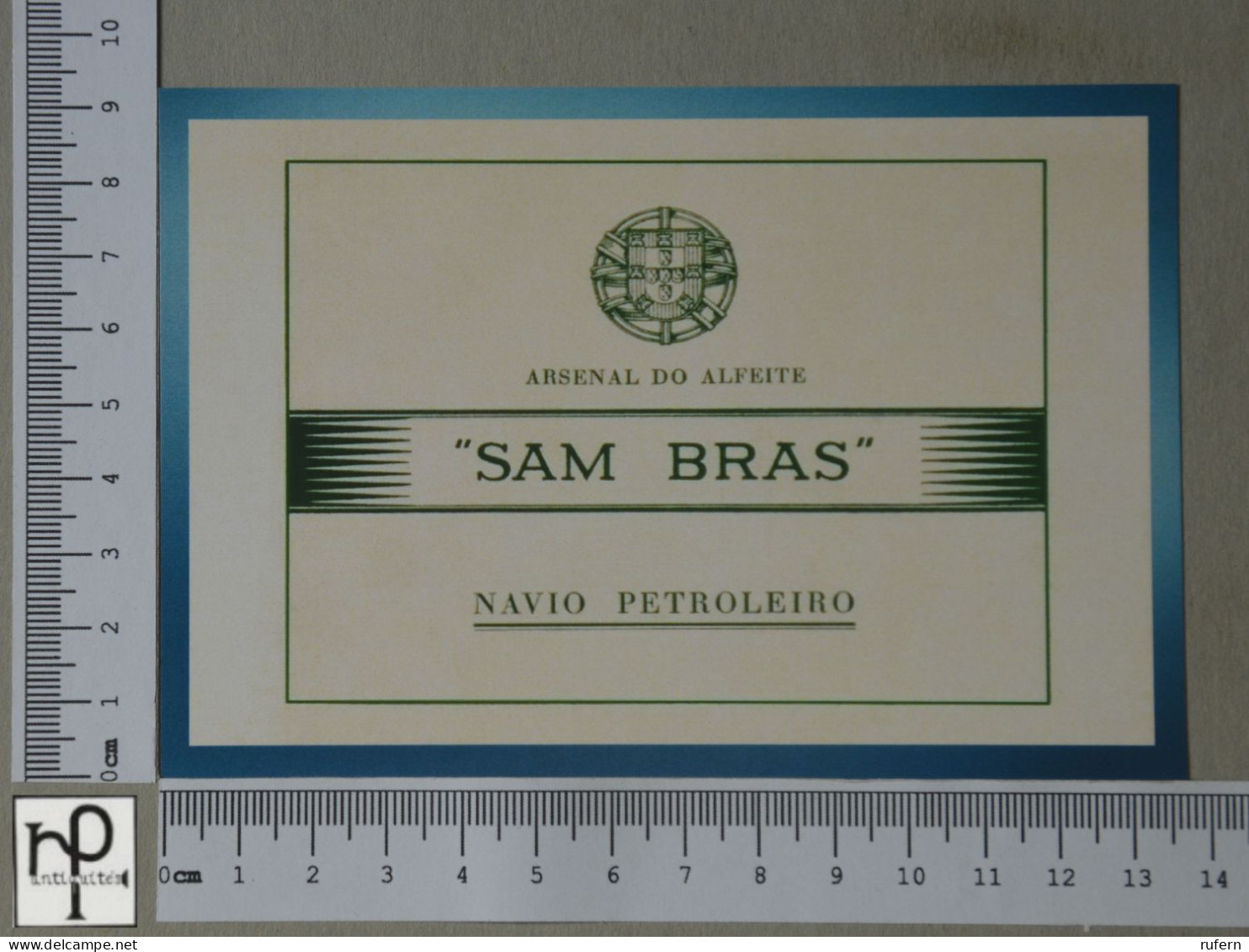 PORTUGAL  - SAM BRAZ - ALFEITE - 2 SCANS  - (Nº58020) - Setúbal