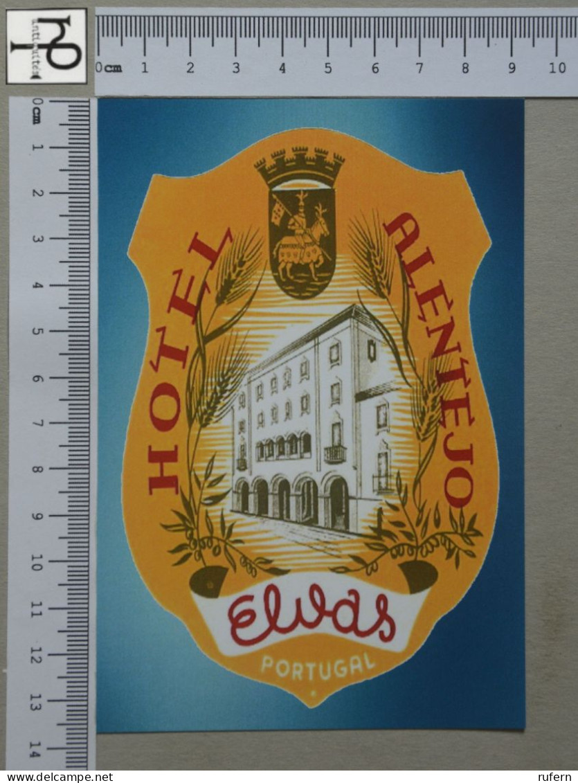 PORTUGAL  - HOTEL ALENTEJO - ELVAS - 2 SCANS  - (Nº58023) - Portalegre