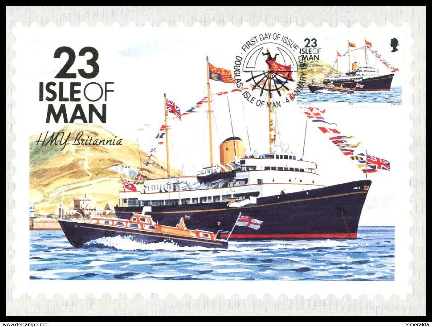 (IOM2)  Y&T 564/75- SG 539/50 SHIPS-Bateaux set of 12 Stamp cards.oblit.1er jour