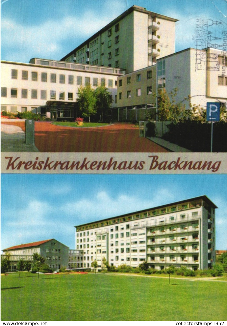 BACHNANG, BADEN WURTTEMBERG, ARCHITECTURE, GERMANY, POSTCARD - Backnang