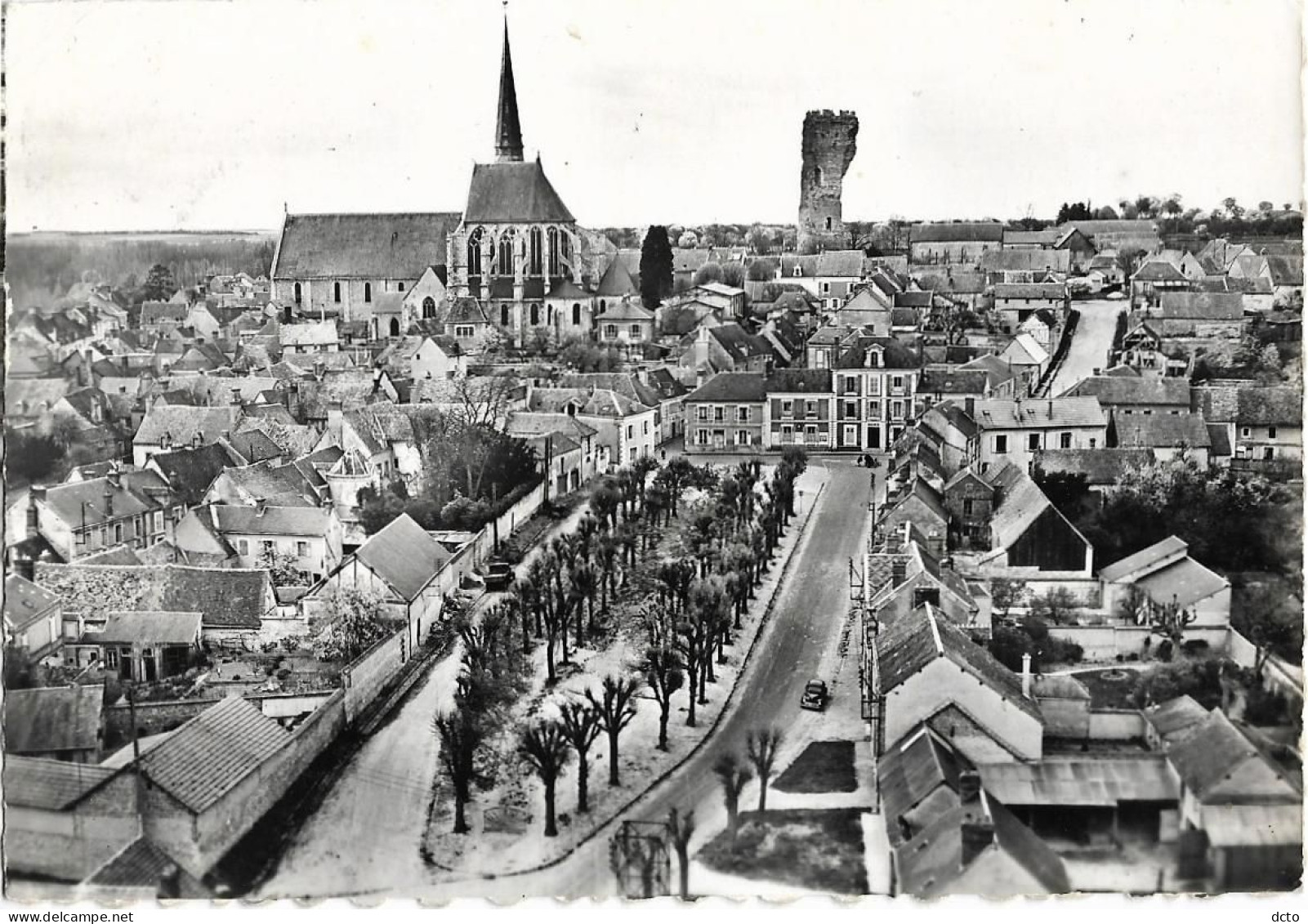 JOUY  (28) Vue Générale Aérienne Cim 79-5 A, Cpsm GF - Jouy