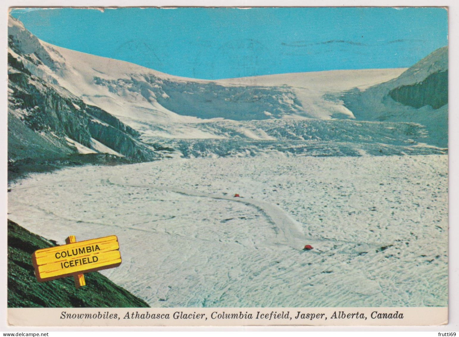 AK 199312 CANADA - Alberta - Jasper - Columbia Icefield - Athabasca Glacier - Snowmobiles - Jasper