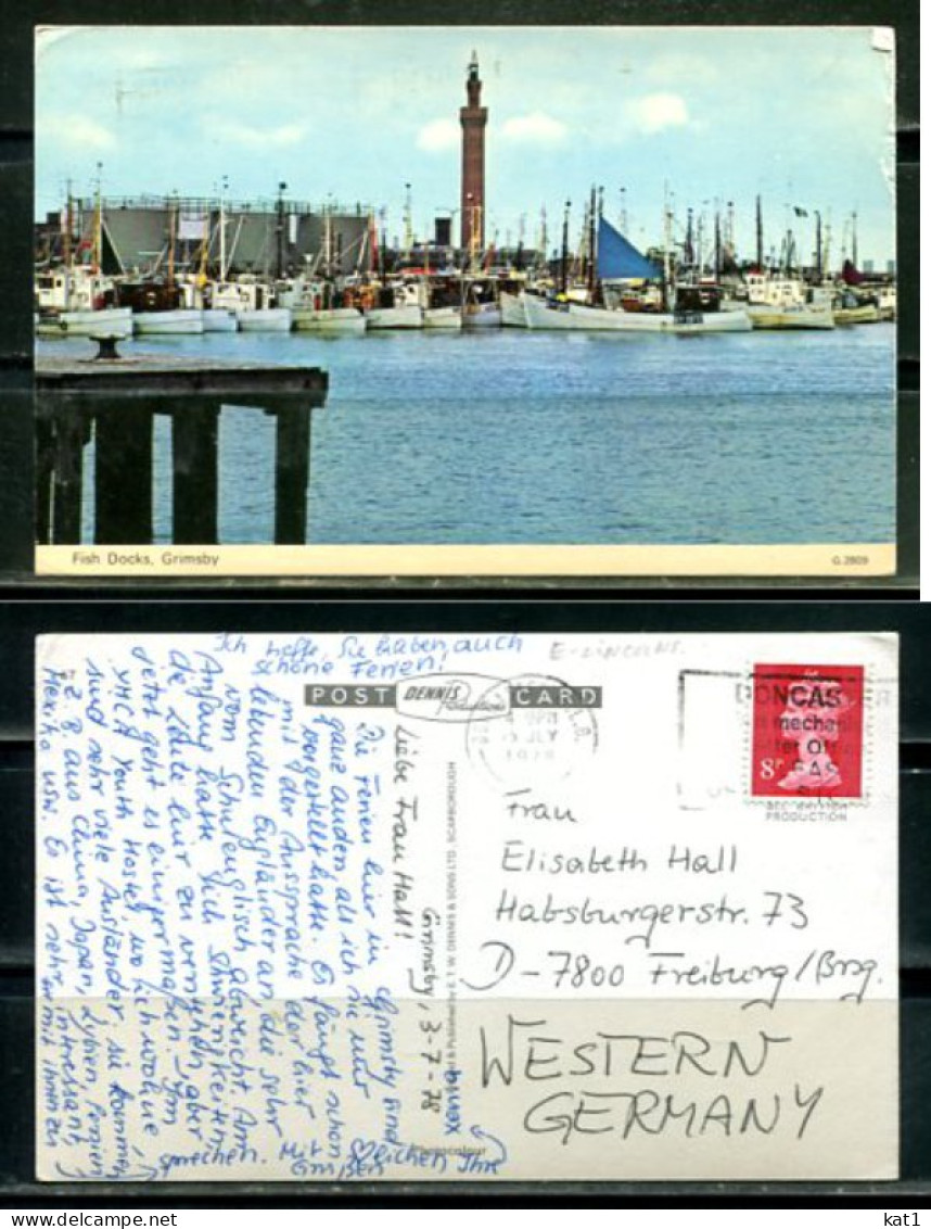 K20138)Ansichtskarte: Grimsby, Fish Docks, Gelaufen 1978 - Autres & Non Classés