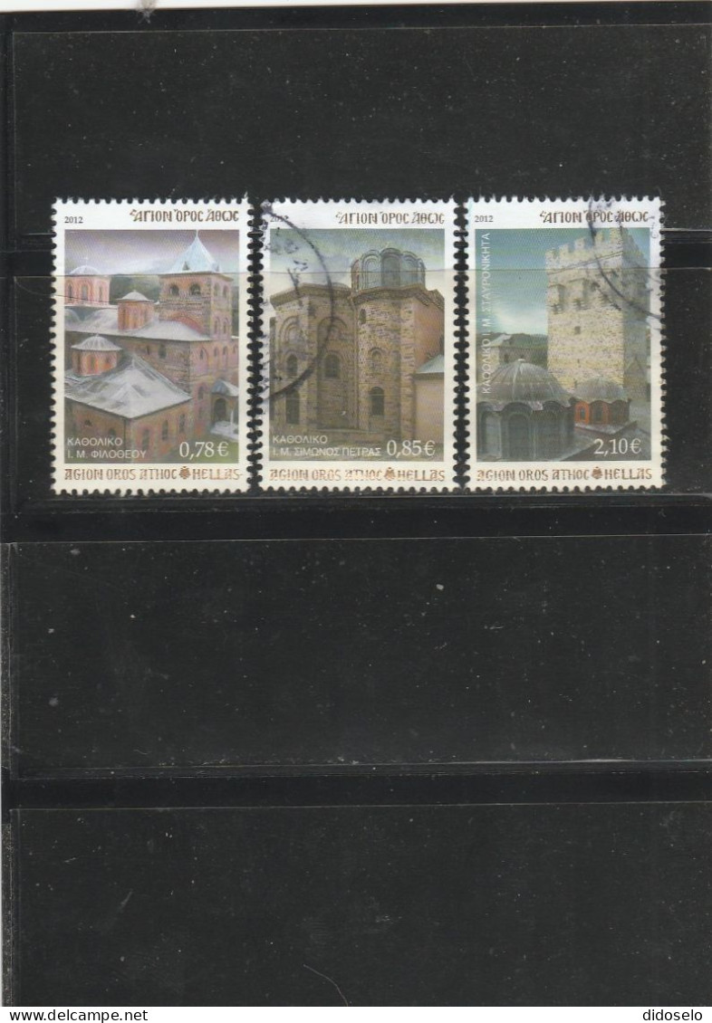 Greece - 2012 - Atos / Architecture / Used Stamps - Gebraucht