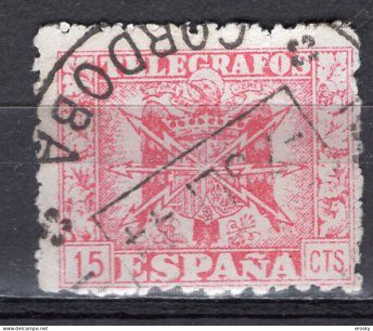 T0392 - ESPANA ESPAGNE TELEGRAPHE Yv N°81 - Télégraphe