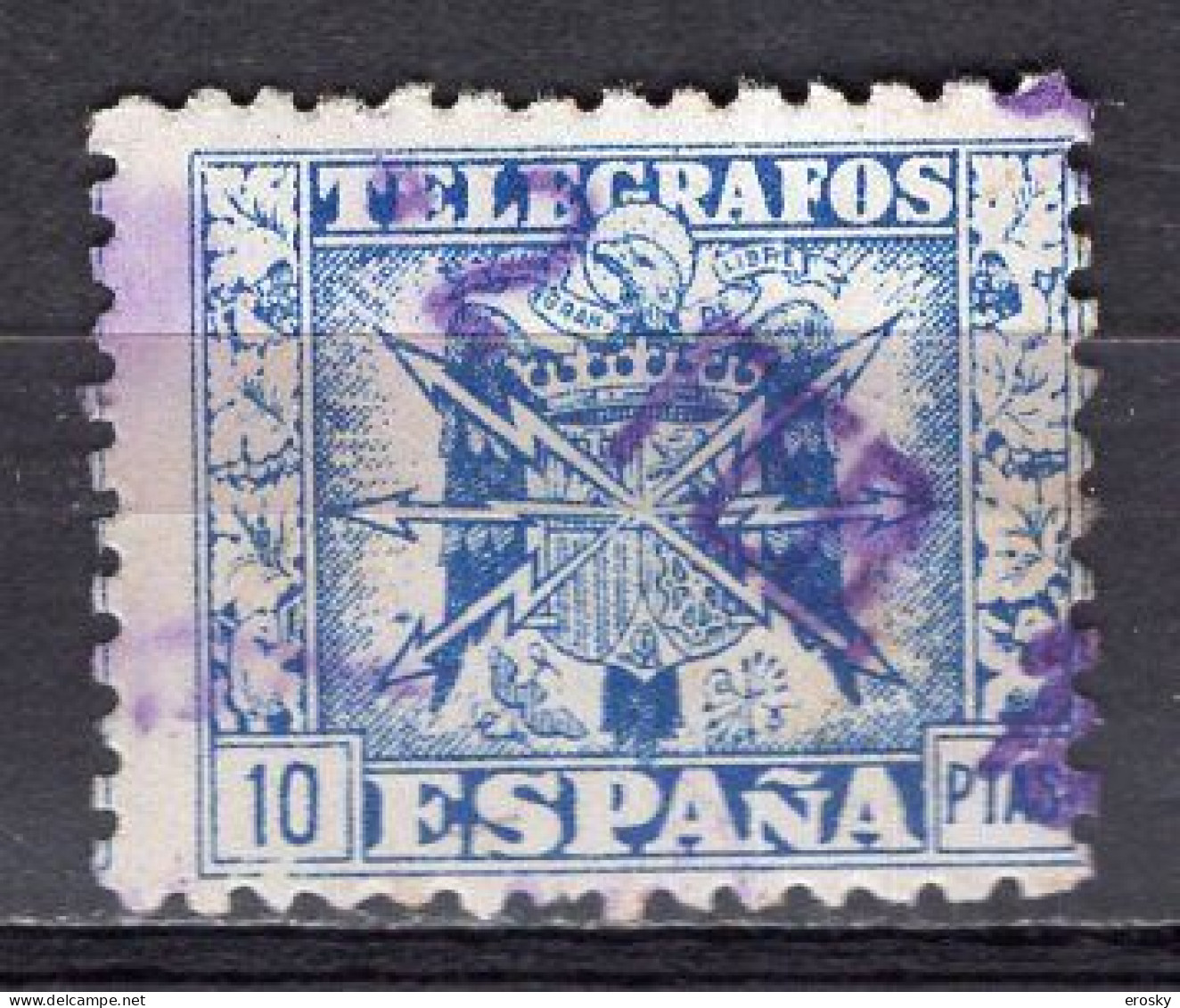 T0393 - ESPANA ESPAGNE TELEGRAPHE Yv N°87 - Telegramas