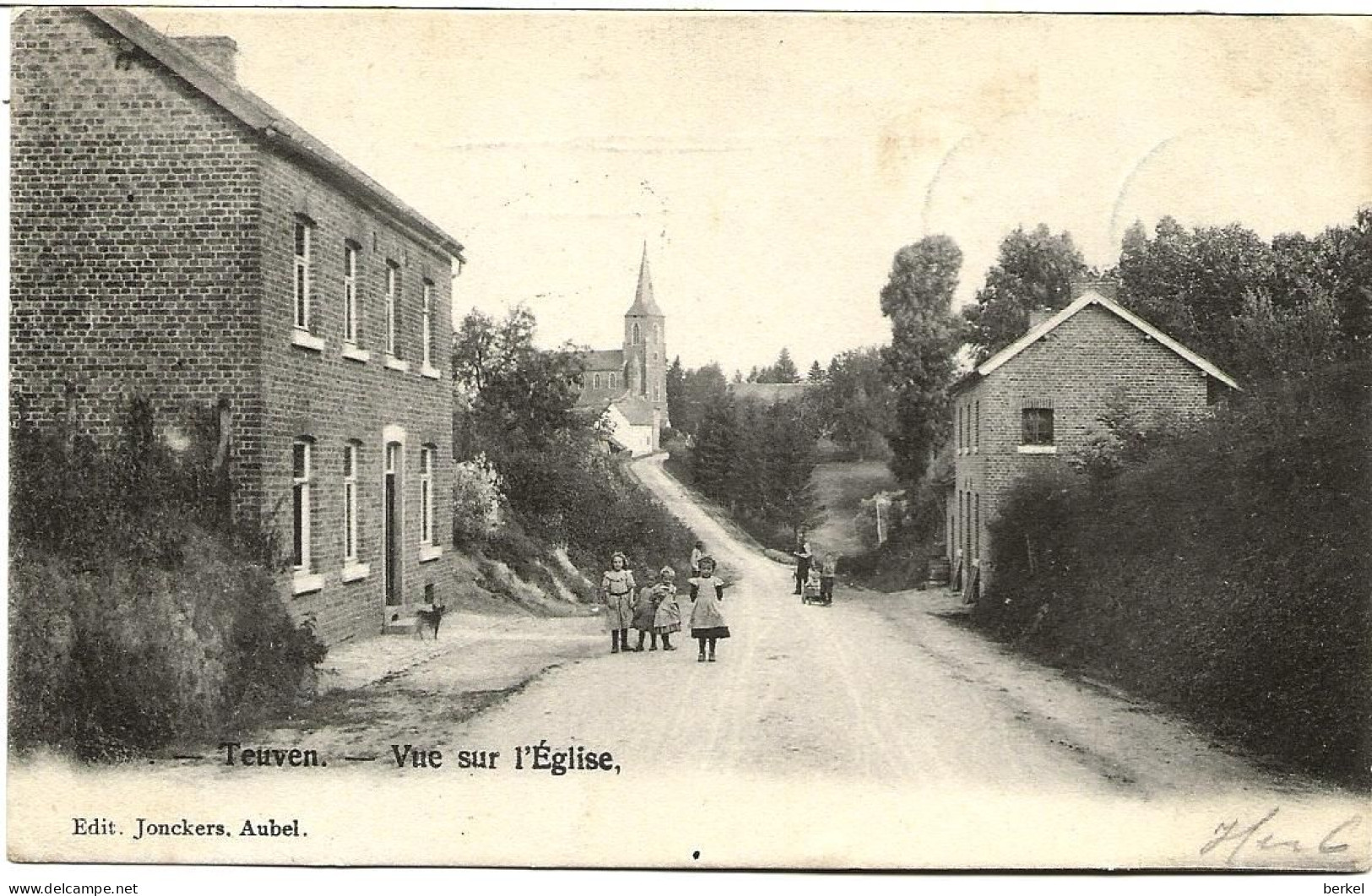 TEUVEN VOEREN CHATEAU DE SINNIG 1902  Nr Godesberg Dld Bahnpost 1674 D1 - Fourons - Vören