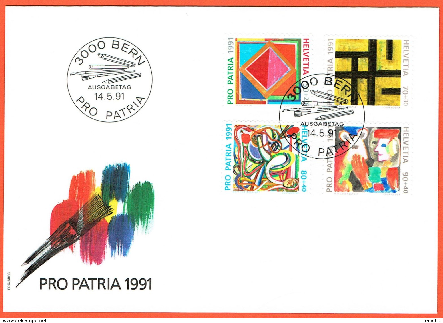 9xFDC 1991 PRO/P. SERIE+TIMBRES ISOLES+BLOCS DE 4 . C/.S.B.K. Nr:B231/34. Y&TELLIER Nr:1374/77. MICHEL Nr:1446/49. - FDC