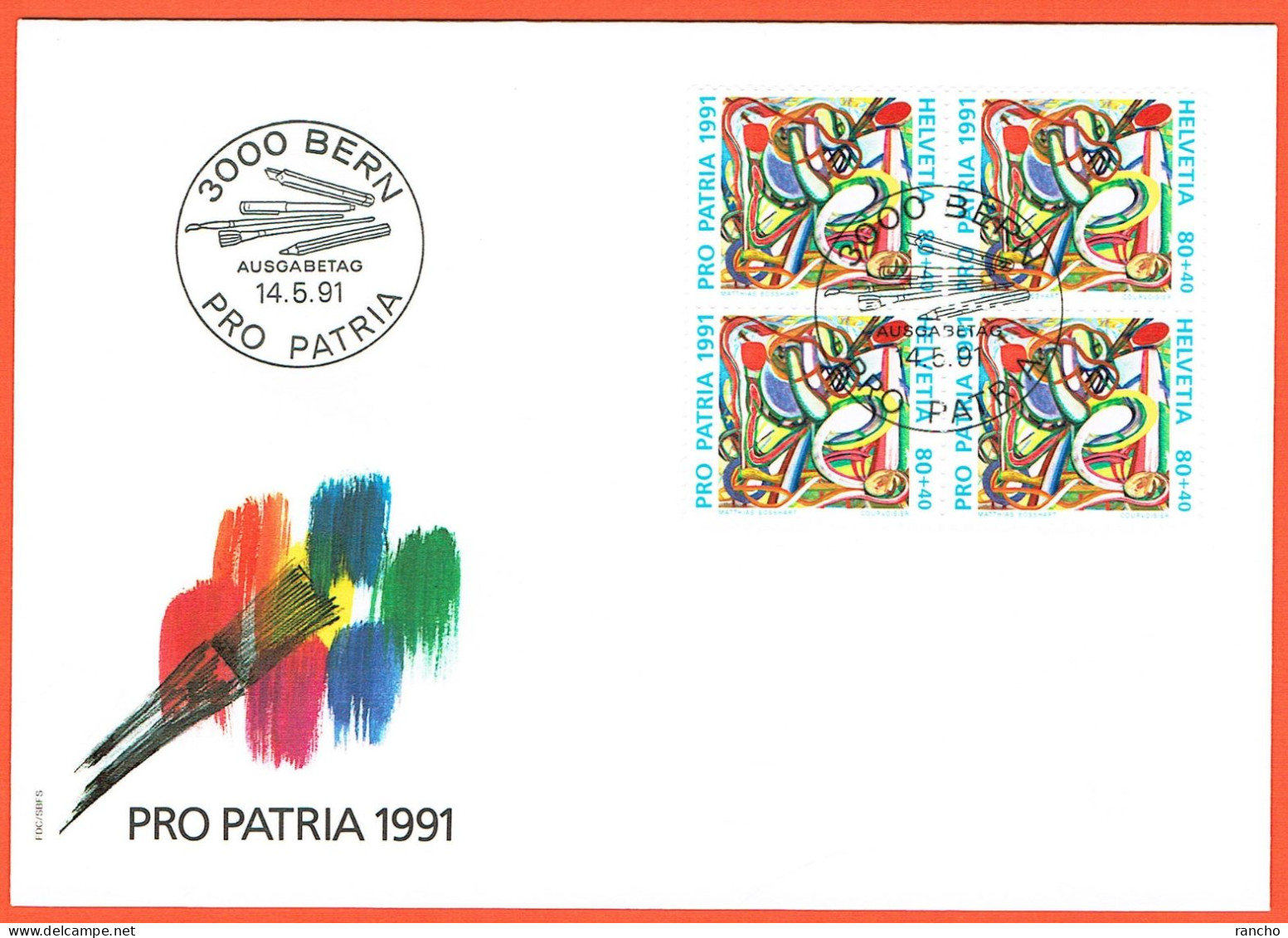 9xFDC 1991 PRO/P. SERIE+TIMBRES ISOLES+BLOCS DE 4 . C/.S.B.K. Nr:B231/34. Y&TELLIER Nr:1374/77. MICHEL Nr:1446/49.