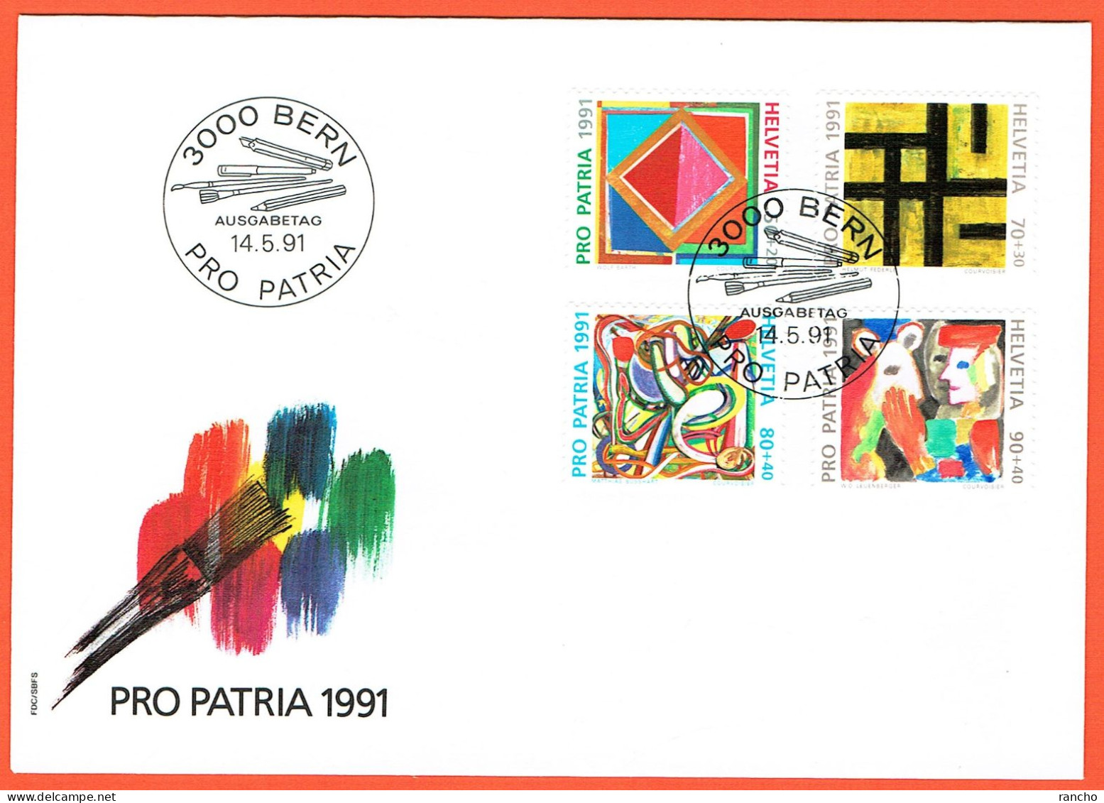 9xFDC 1991 PRO/P. SERIE+TIMBRES ISOLES+BLOCS DE 4 . C/.S.B.K. Nr:B231/34. Y&TELLIER Nr:1374/77. MICHEL Nr:1446/49. - FDC