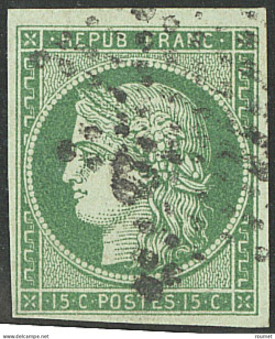 No 2b, Vert Foncé. - TB - 1849-1850 Ceres