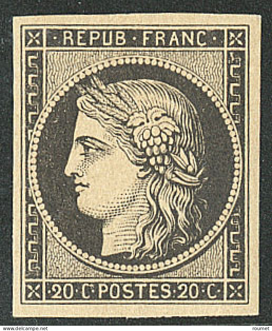 ** No 3, Noir Sur Jaune, Très Frais. - TB - 1849-1850 Ceres