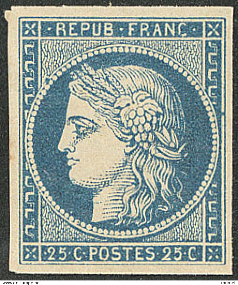 * No 4a, Bleu Foncé, Très Frais. - TB. - RR - 1849-1850 Cérès