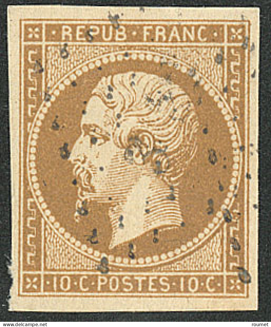 No 9d, Bistre-brun Foncé, Obl Pc. - TB. - R - 1852 Louis-Napoleon