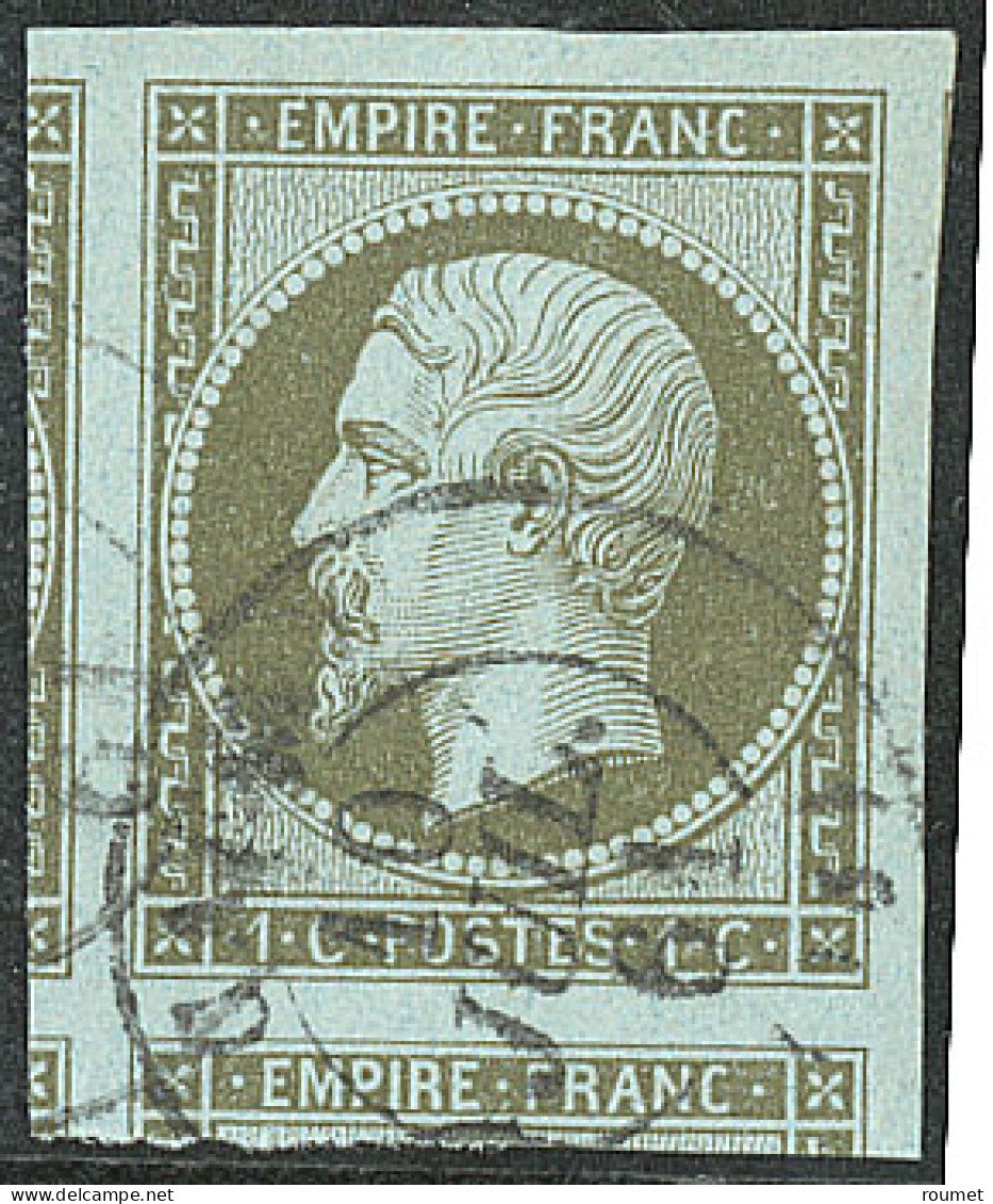 No 11, Olive, Quatre Voisins, Superbe - 1853-1860 Napoléon III.