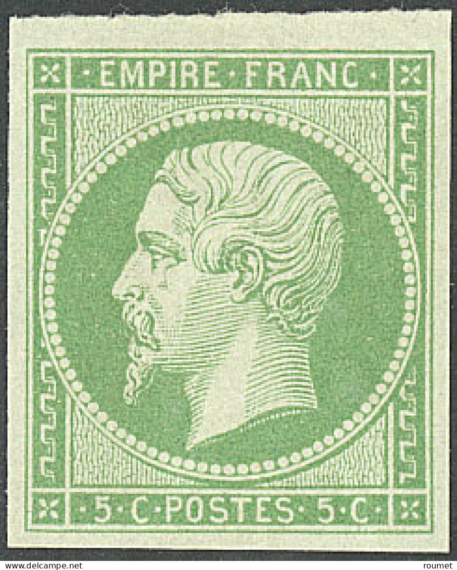 * No 12a, Vert-jaune, Très Frais. - TB. - R - 1853-1860 Napoléon III.