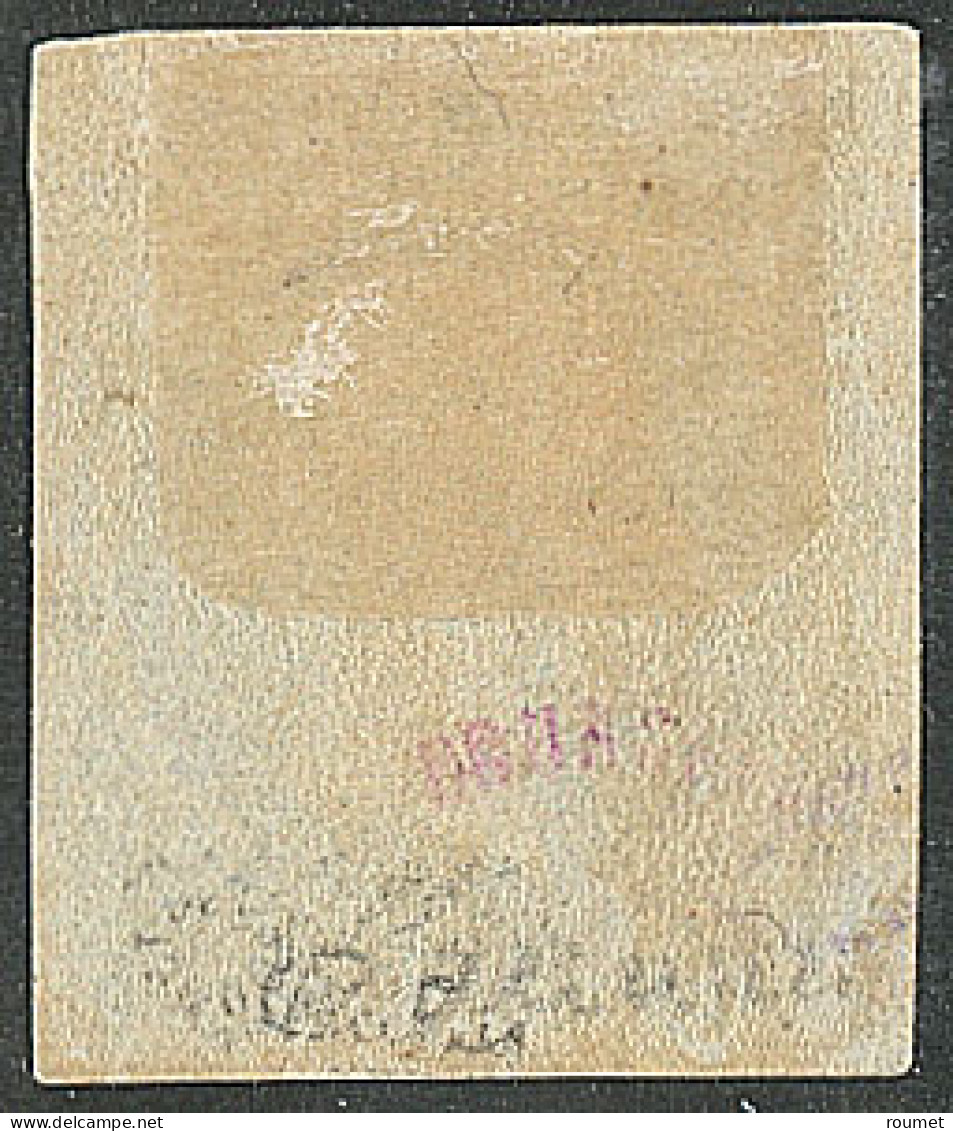 * No 15, Bleu, Forte Charnière Mais TB. - R - 1853-1860 Napoléon III