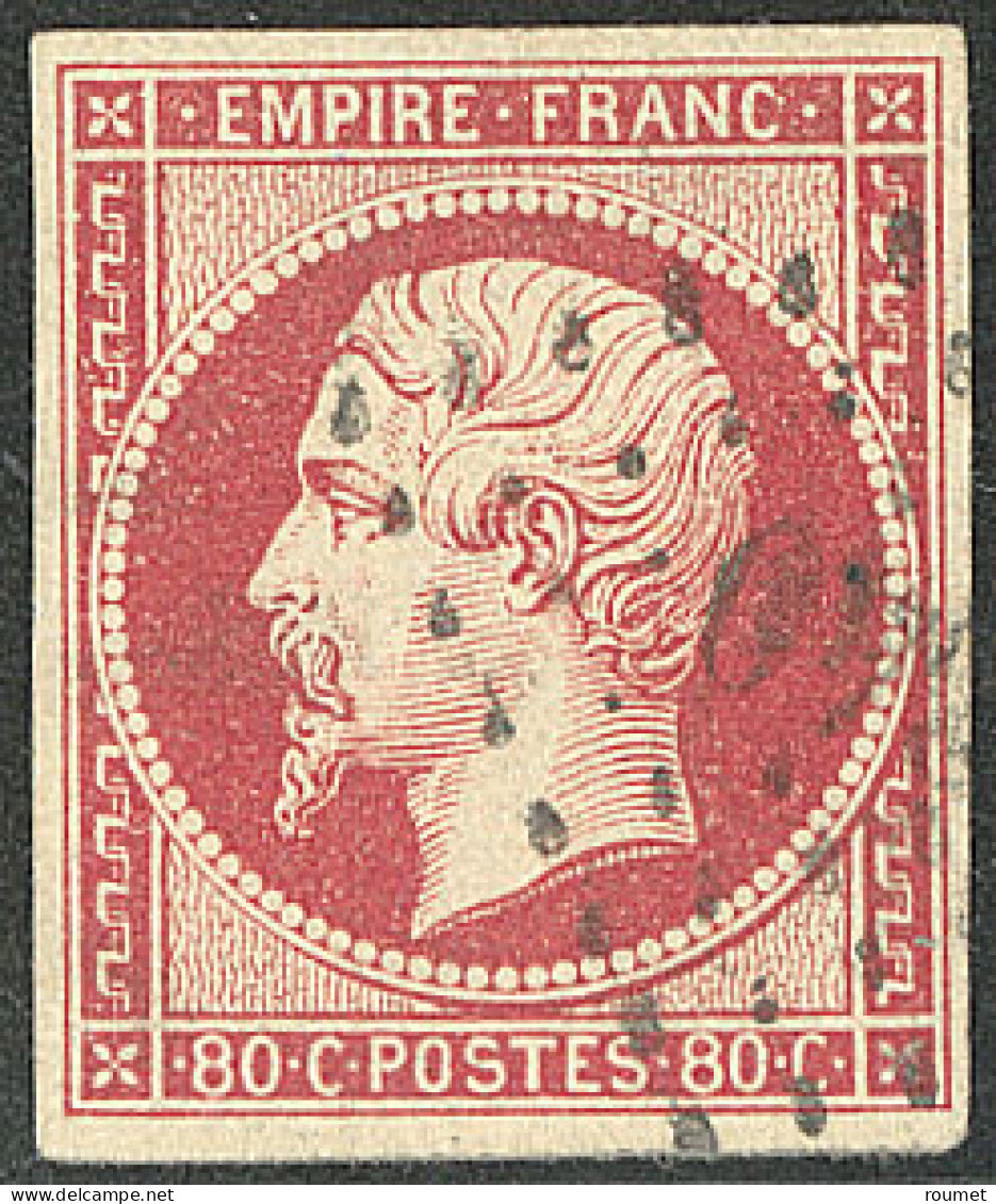 Vermillonné. No 17Ad, Très Frais. - TB - 1853-1860 Napoléon III.