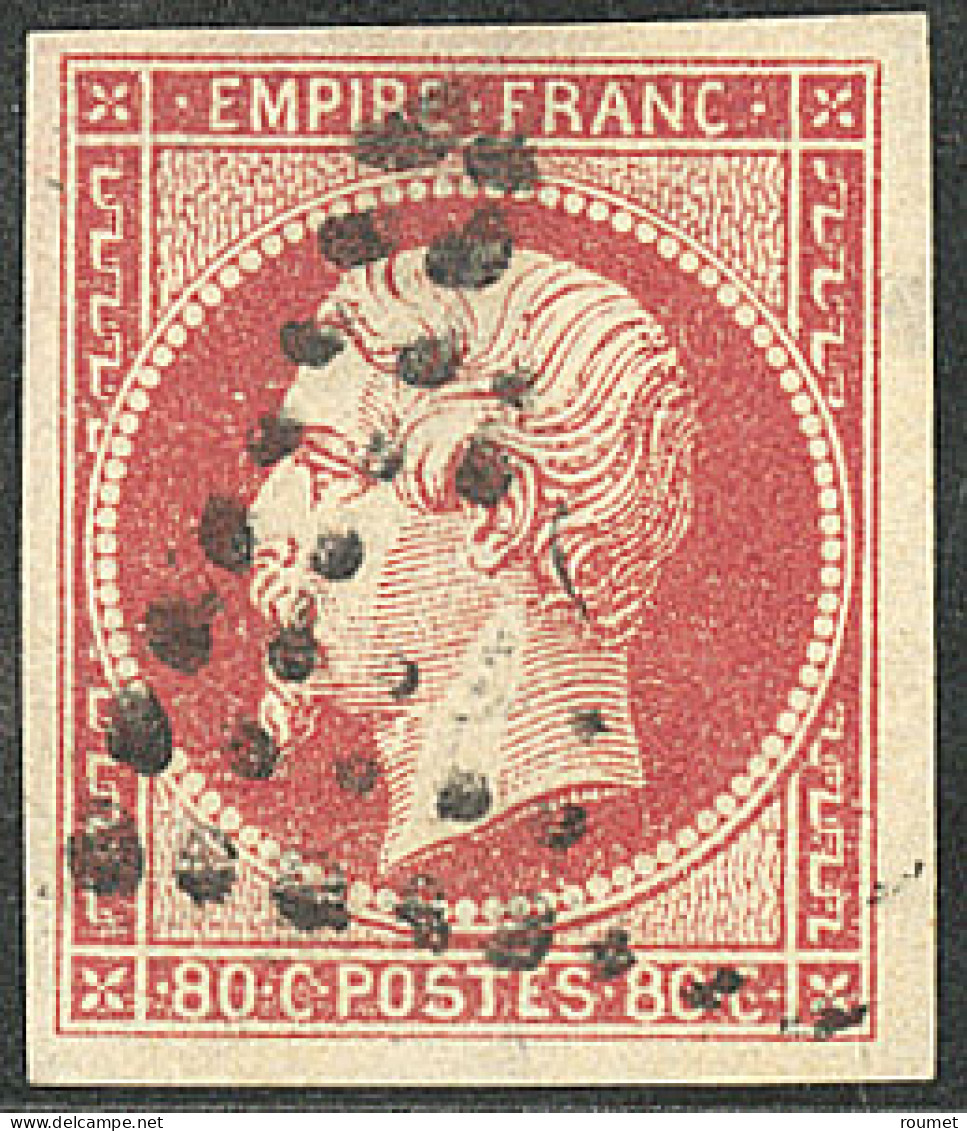 Vermillonné. No 17Ad, Très Frais. - TB - 1853-1860 Napoléon III.