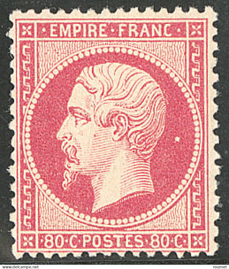 * No 24, Rose, Quasiment **, Très Frais. - TB. - R - 1862 Napoléon III